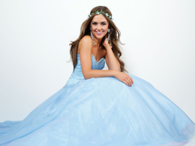 Qual seria seu vestido de debutante?