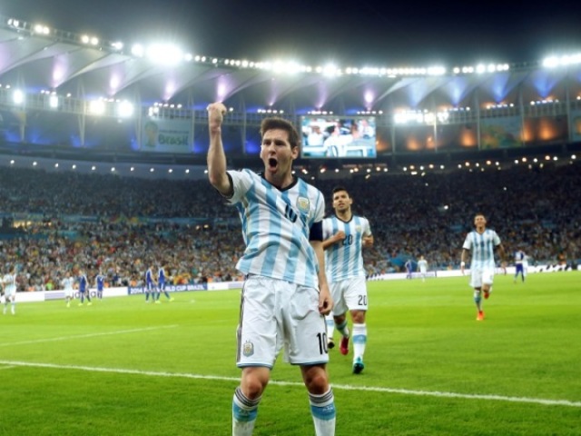 Gol de Messi ANG 2X1 BOS