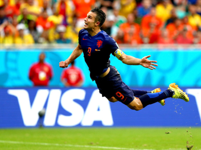 Gol de Van Persie HOL 5X1 ESP