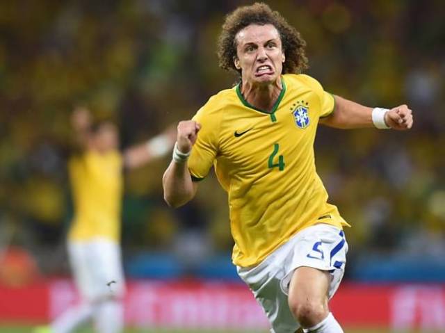 Gol de David Luiz BRA 2X1 COL