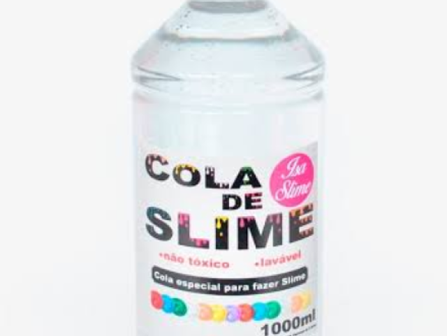 Cola própria pra slime