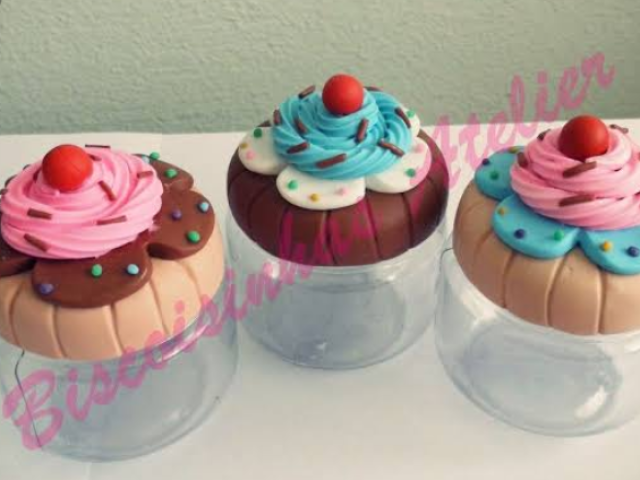 Potinhos de cupcake