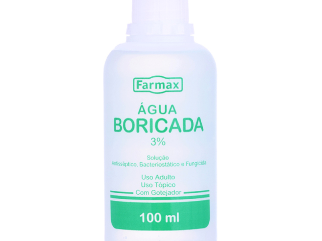 agua boricada