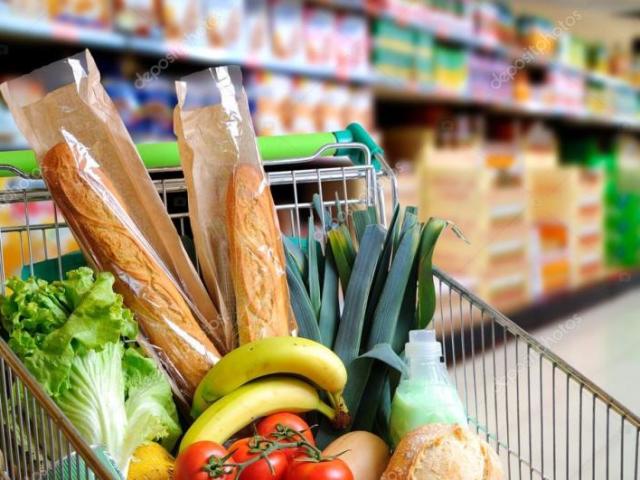 Comida do supermercado.