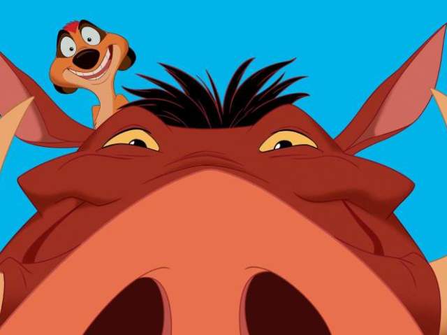 50% Timão e 50% Pumba