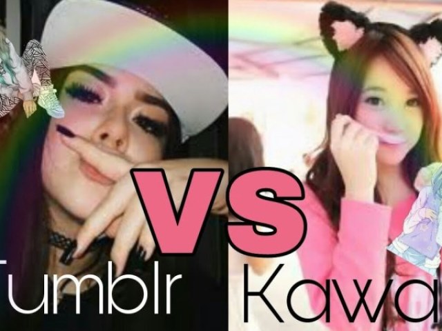 Você é Tumblr ou Kawai ou gótica 💕 ❤