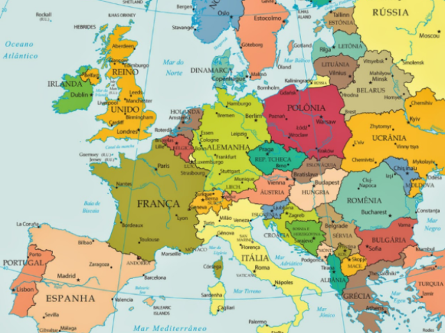 Países e Capitais da Europa