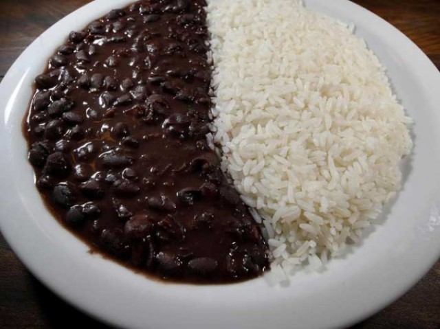 arroz e feijão