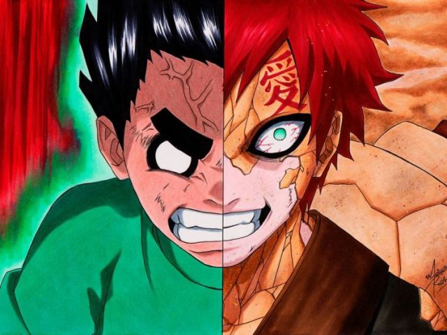 Rock Lee vs Gaara