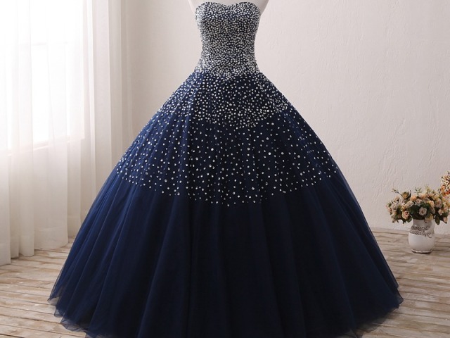 Azul com brilhos