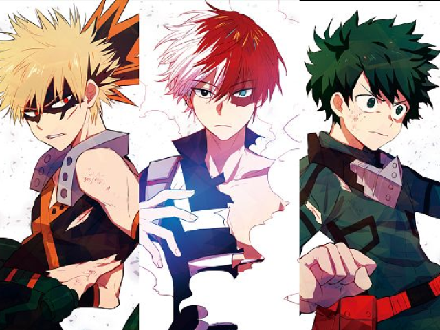 Você é mais Bakugou, Todoroki ou Midoriya?