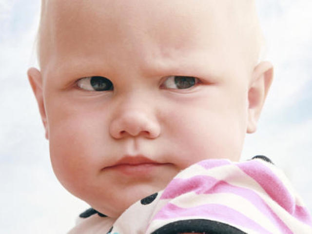 Bebê bravo