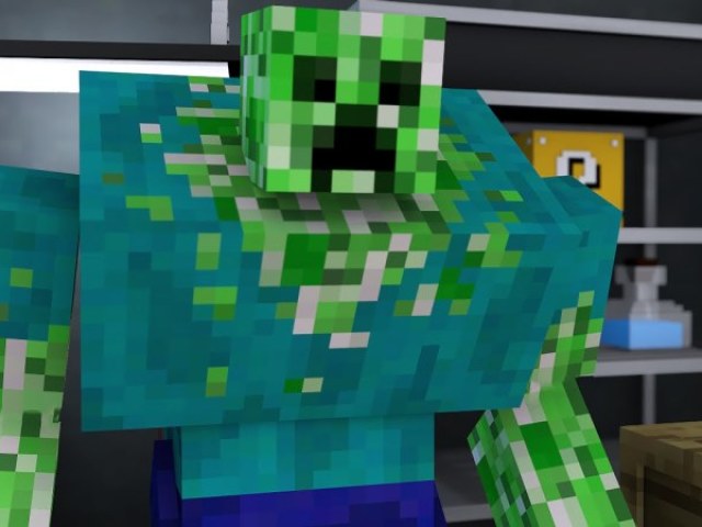 Creeper monstro academia 5 anos