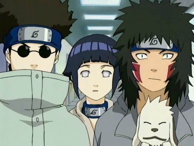 Shino,kiba,hinata