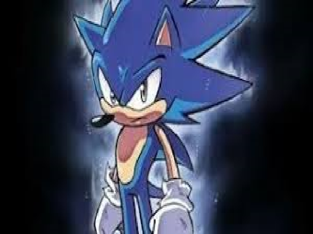 sonic com super velocidade