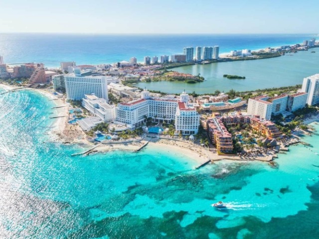 Pelo paraíso tropical e maravilhoso que essa é a famosa Cancun.