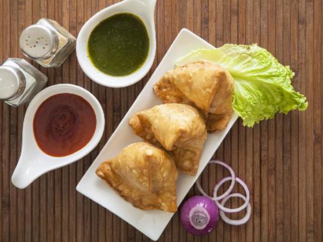 Samosas.