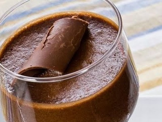 mousse de chocolate