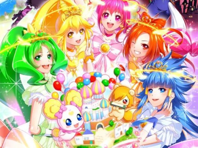 Juntas te iluminaremos para um final feliz somos as smile precure