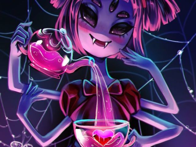 Muffet: alma roxa