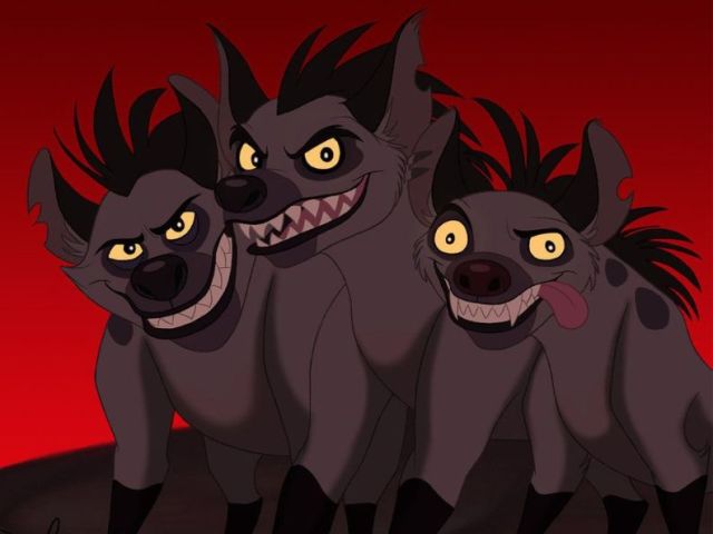 Hienas (Shenzi, Banzai e Ed)