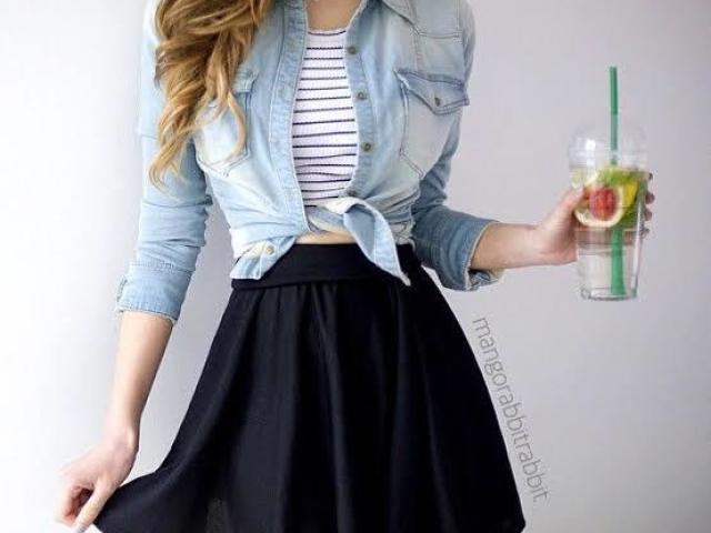 Saia + blusa