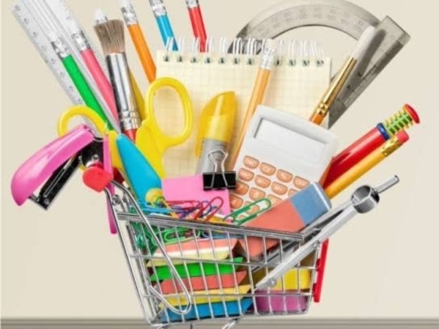 Material escolar simples