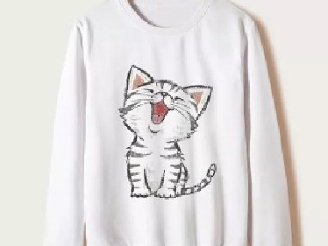 blusa de gatinho