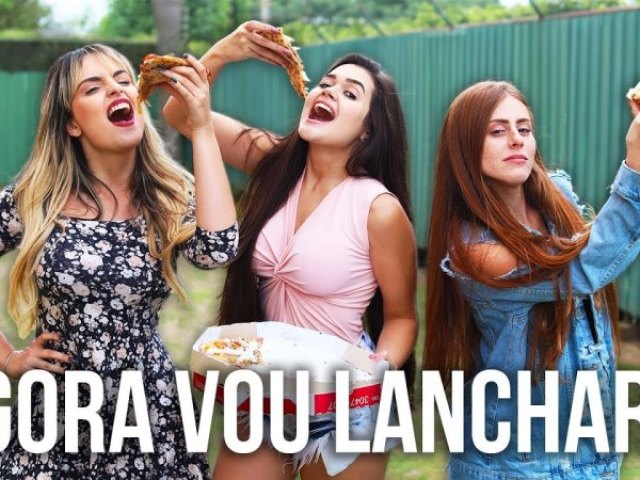 agora vou lanchar