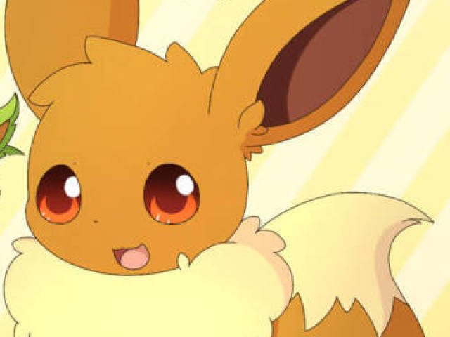 Ele foi o primeiro que eevee viu quando abriu os olhos