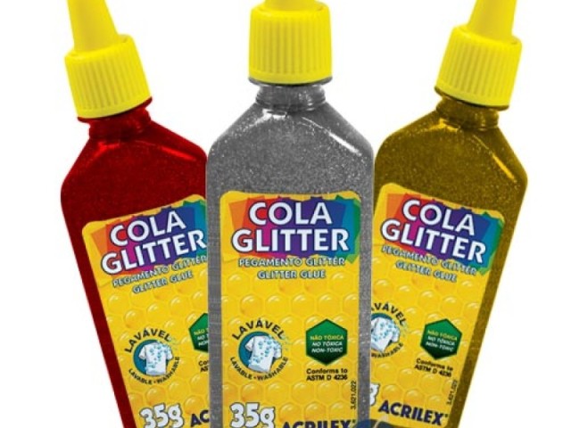 Cola de glitter