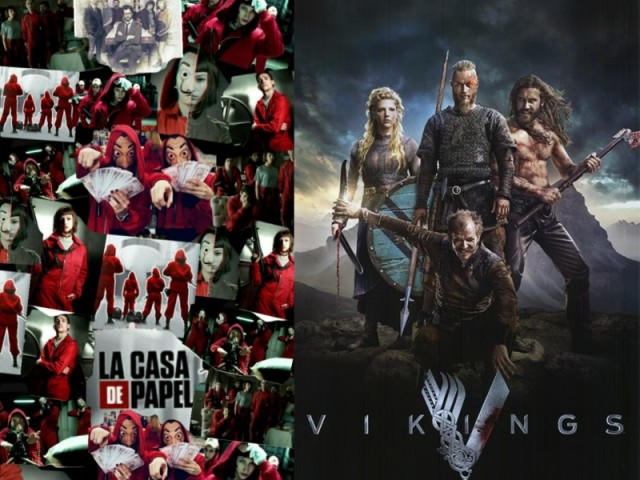 La casa de papel e Vikings