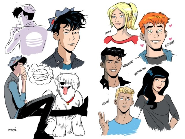 Nos quadrinhos da Archie Comics