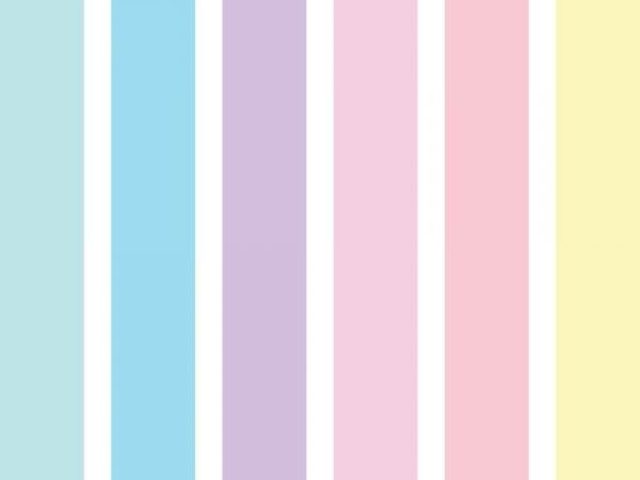Cores pastéis