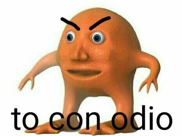 O laranjo não gostou disso