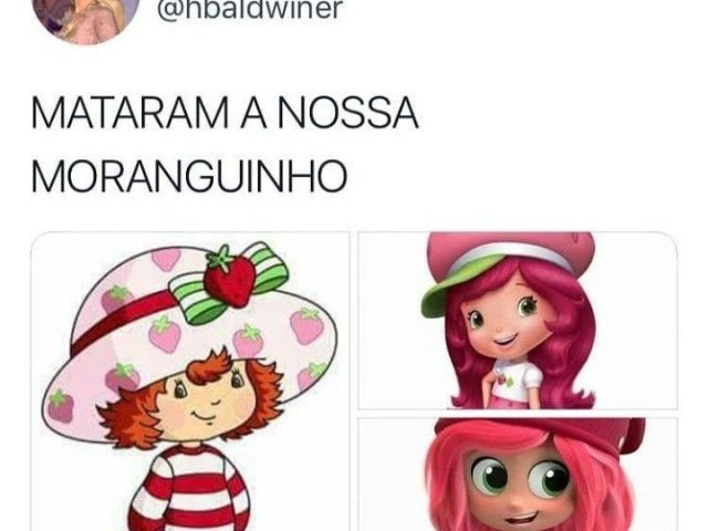 Eu amo comer morango