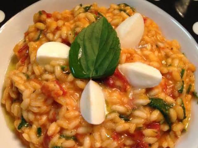 risoto caprese