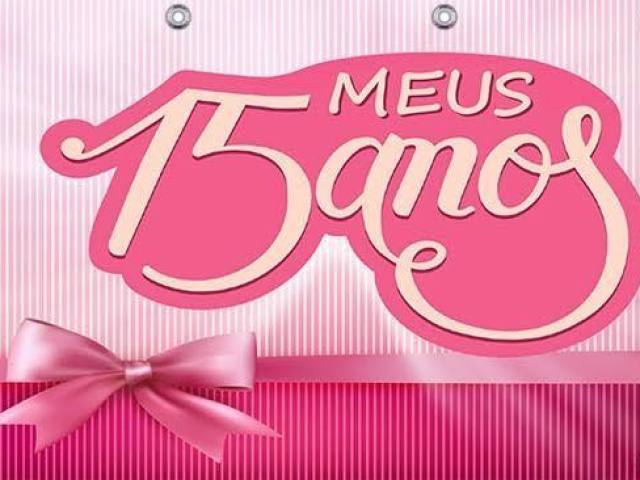 Crie sua festa de 15 anos!