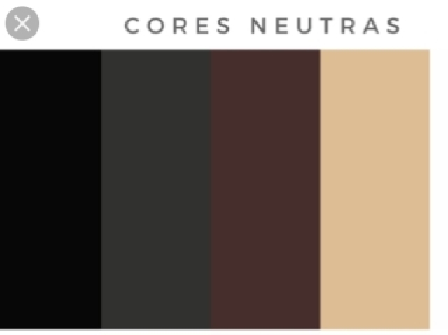 Cores neutras