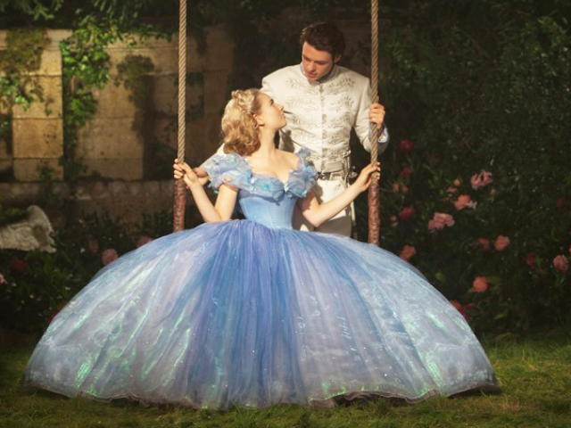 Esse lindo vestido azul da Cinderella