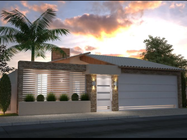 Casa simples/estilosa
