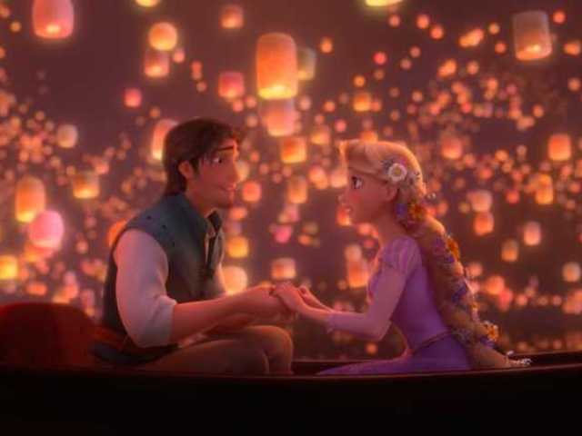 Rapunzel e Flynn (Enrolados)