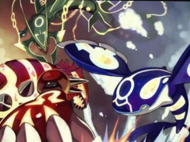 Rayquaza, Kyogre e Groudon