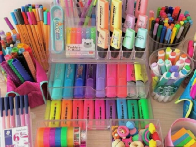 Material colorido!