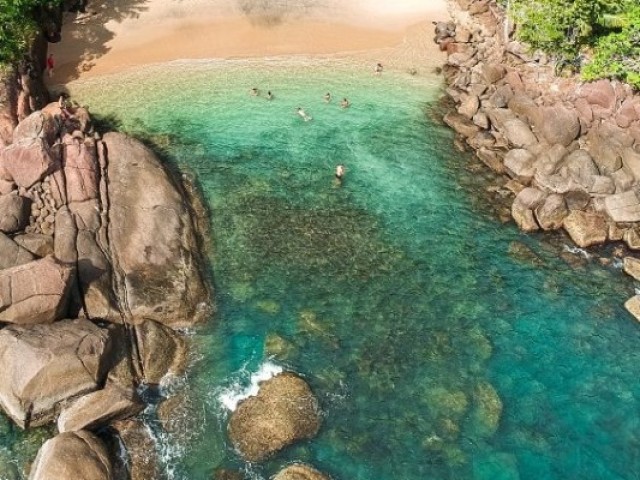 Uma praia reservada