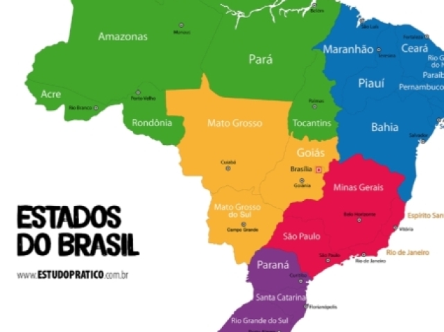 Você conhece as capitais dos estados brasileiros?