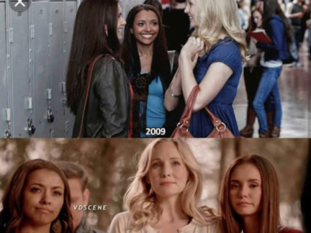 Elena, Caroline e Bonnie