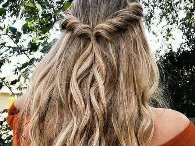 Ondulado e com penteado