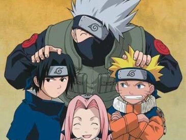 Kakashi, Naruto, Sasuke e Sakura