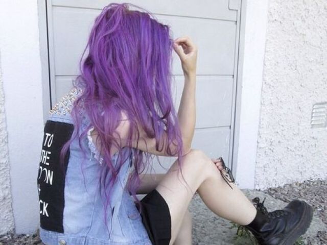 Cabelo simples mas colorido